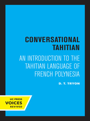 cover image of Conversational Tahitian